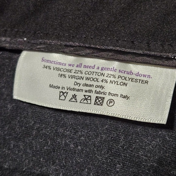 MM LaFleur The Wakefield Blazer Jacket Sz 6 Herringbone Career Wool Blend - Picture 7 of 12